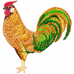Chickens And Roosters Embroidery Design 5 Chickens And Roosters Embroidery Design 5